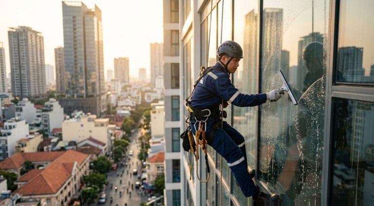 Dịch Vụ Lau Kính Chung Cư: Báo Giá 2026 Chuẩn An Toàn