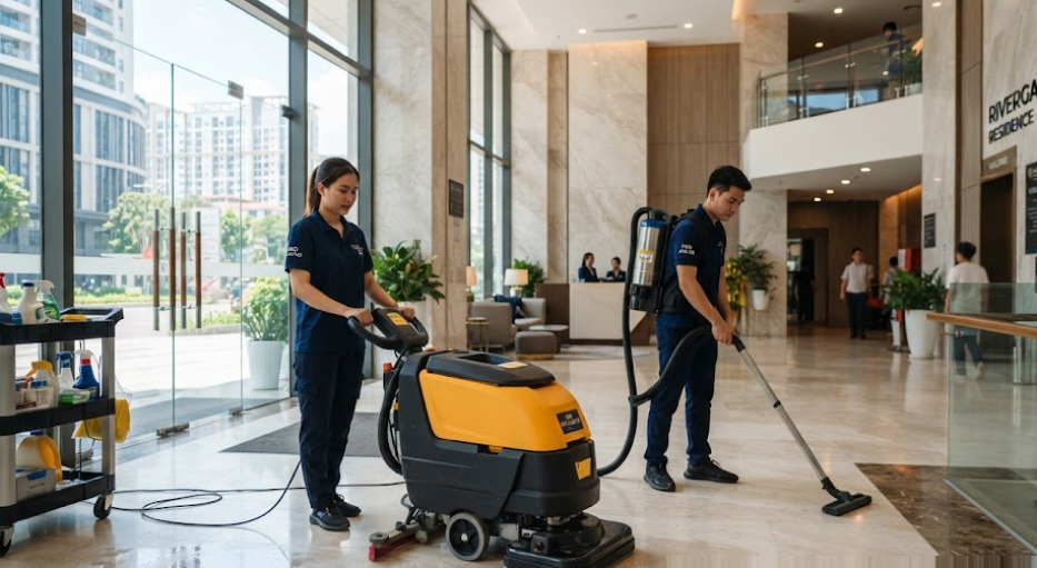 Dịch Vụ Vệ Sinh Công Nghiệp Quận 4 Trọn Gói, Uy Tín | Bảo Linh
