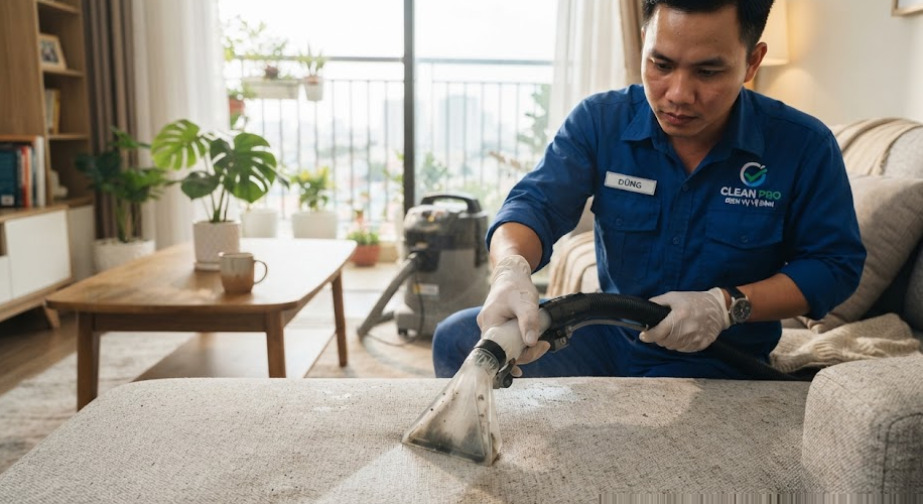 Giặt Ghế Sofa Bình Chánh Sạch Sâu Tại Nhà | Bảo Linh