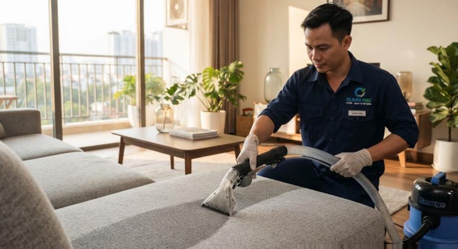 Giặt Ghế Sofa Quận 5 Chuyên Sâu, Sạch Triệt Để, Khô Nhanh