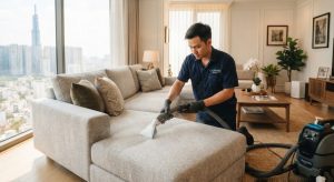 Giặt sofa tại nhà Bình Thạnh