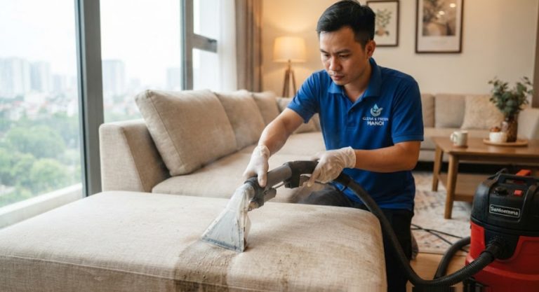 Giặt Sofa Tại Nhà Phú Nhuận – Sạch Sâu Chuẩn Chuyên Gia