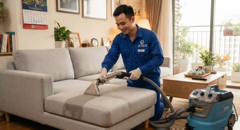 Giặt Sofa Tại Nhà Quận 12 – Sạch Sâu Diệt Khuẩn 99%