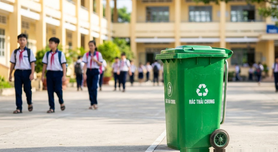 Thùng Rác Cho Ban Quản Lý Trường Học Chuẩn 2026 | Bảo Linh