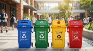 Kinh Nghiệm Chọn Mua Thùng Rác Cho Trường Học Bền Bỉ Chuẩn Seo