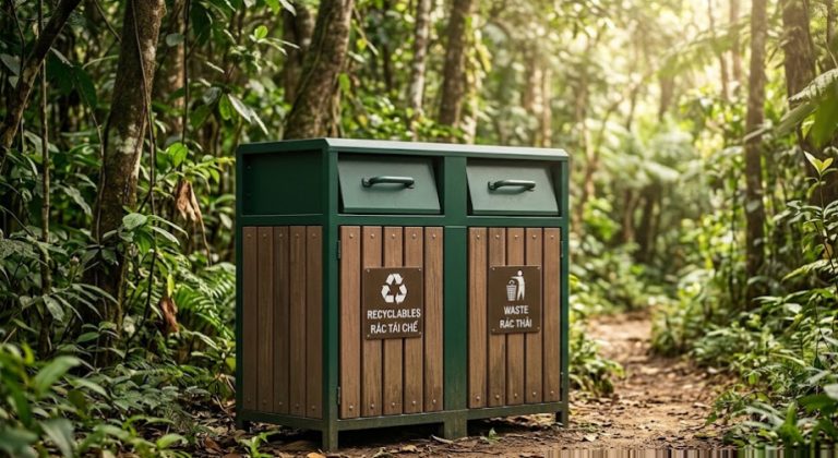 Thùng Rác Khu Bảo Tồn: Tiêu Chuẩn & Báo Giá 2026