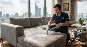 Dịch Vụ Vệ Sinh Ghế Sofa Quận 4 Sạch Sâu Tại Nhà