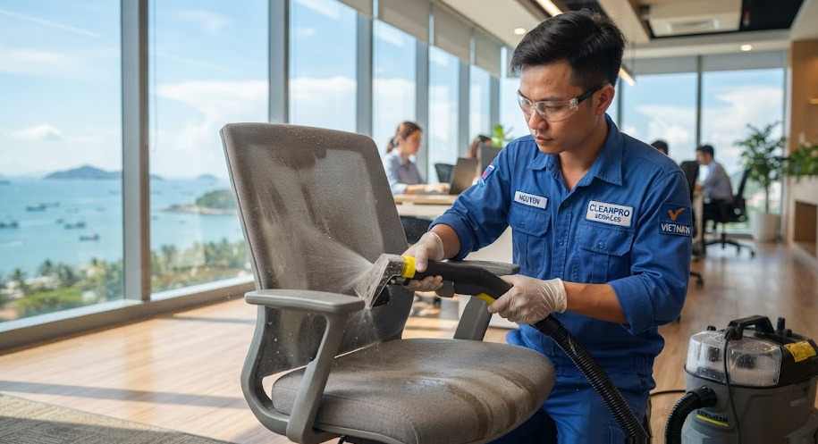 Giặt Ghế Văn Phòng Cần Giờ Sạch Khuẩn, Giá Tốt Nhất 2026