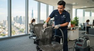 Giặt Ghế Văn Phòng Quận 2 Uy Tín – Giá Rẻ, Khô Nhanh