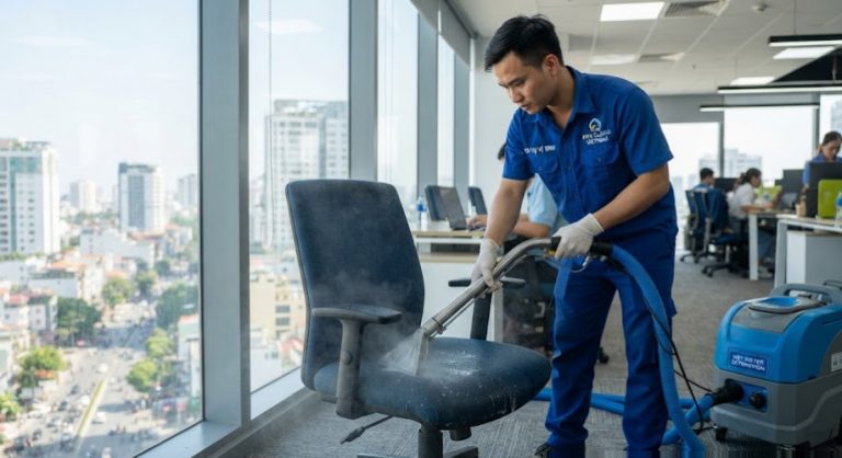 Dịch Vụ Giặt Ghế Văn Phòng Quận 3 Sạch Sâu Trọn Gói