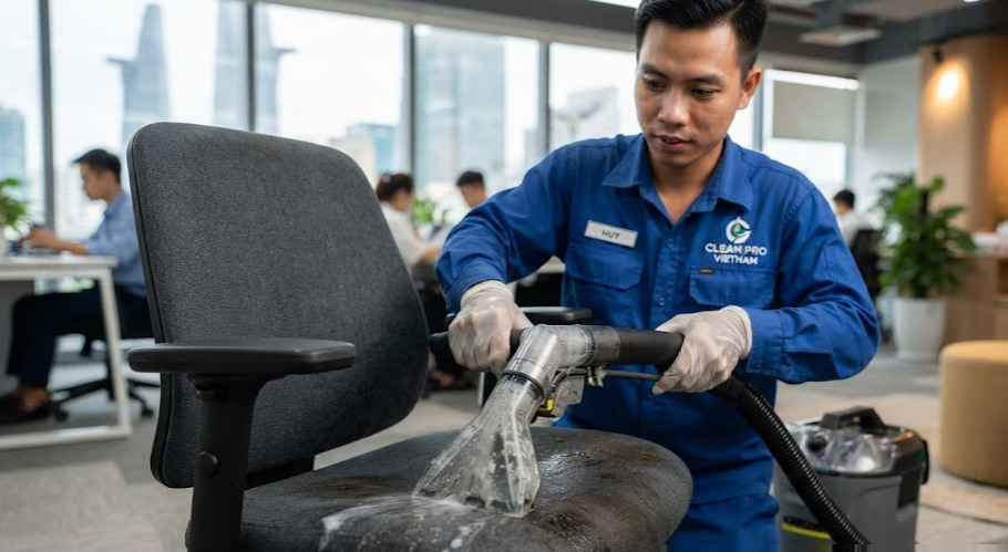 Giặt Ghế Văn Phòng Quận 5 Sạch Sâu – Uy Tín, Giá Tốt