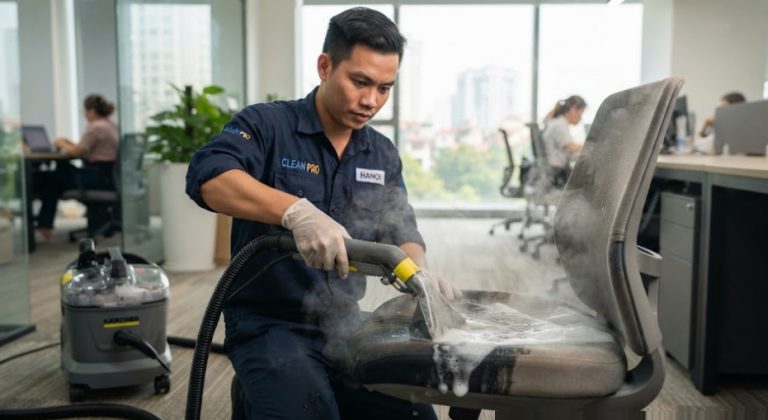 Giặt Ghế Văn Phòng Quận 6 Sạch Sâu Uy Tín | Bảo Linh