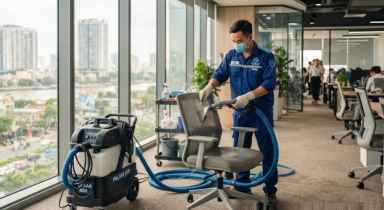 Giặt Ghế Văn Phòng Quận 8 Giá Tốt, Diệt Khuẩn Sạch Sâu