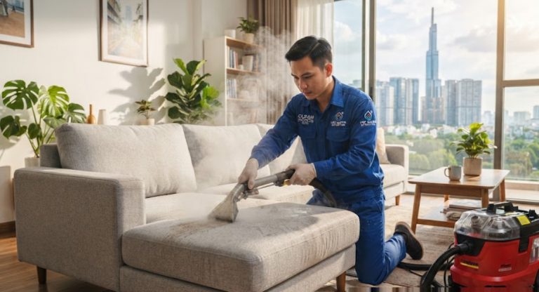 Báo Giá Vệ Sinh Sofa Nỉ Bình Tân Trọn Gói Sạch Sâu