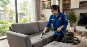 Vệ Sinh Sofa Nỉ Hóc Môn Chuyên Sâu, Sạch Khuẩn Tận Nhà