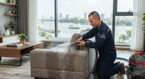 Vệ Sinh Sofa Nỉ Nhà Bè Chuẩn Chuyên Gia – Đoan Áo Xanh