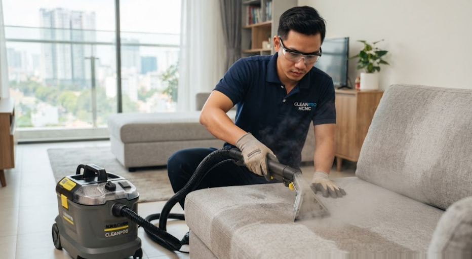 Vệ Sinh Sofa Nỉ Phú Nhuận Sạch Sâu, Giá Tốt – Đoan Áo Xanh