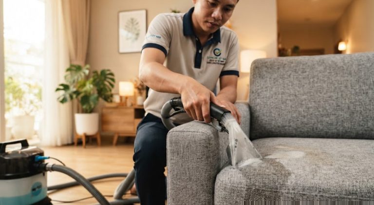 Vệ Sinh Sofa Nỉ Quận 12 Sạch Sâu Tại Nhà – Đoan Áo Xanh