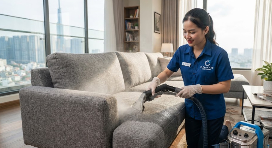 Dịch Vụ Vệ Sinh Sofa Nỉ Quận 6 Chuyên Nghiệp, Sạch Sâu