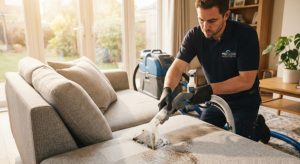 Vệ Sinh Sofa Vải Hóc Môn Sạch Sâu Giá Tốt | Bảo Linh