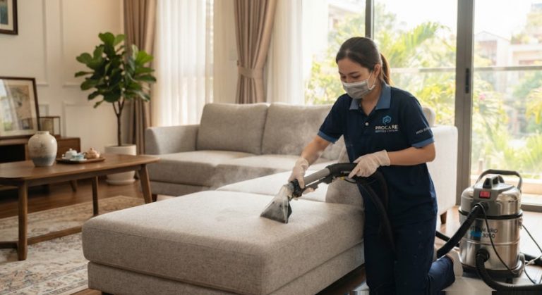 Dịch Vụ Vệ Sinh Sofa Vải Quận 10 Giá Rẻ, Sạch Sâu Tại Nhà