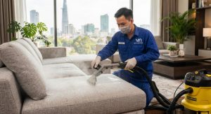 Vệ Sinh Sofa Vải Quận 4 Sạch Sâu Tận Gốc — Bảo Linh
