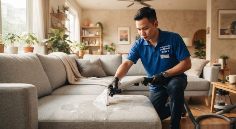 Dịch Vụ Giặt Sofa Vải Quận 6 Sạch Sâu Uy Tín