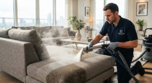 Vệ Sinh Sofa Vải Quận 9 Sạch Sâu Uy Tín | Đoan Áo Xanh
