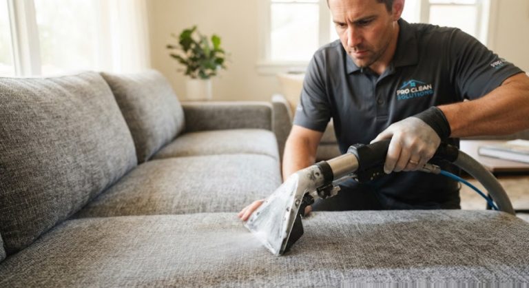 Dịch Vụ Vệ Sinh Sofa Vải Tân Bình Sạch Sâu, Khô Nhanh