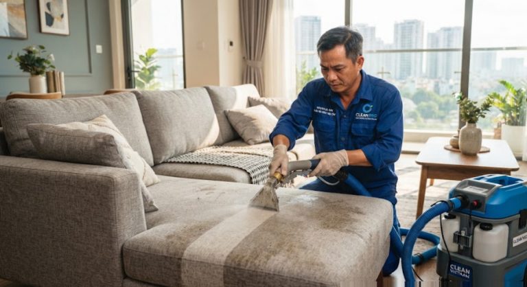 Vệ Sinh Sofa Vải Thủ Đức Sạch Sâu, Diệt Khuẩn Tận Gốc