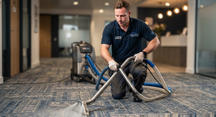Báo giá dịch vụ vệ sinh thảm văn phòng Cần Giờ chi tiết theo mét vuông và các yếu tố ảnh hưởng đến chi phí
