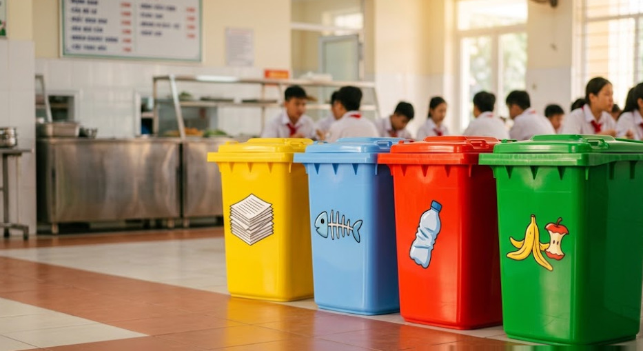 Giữa thùng rác nhựa HDPE và nhựa Composite, loại nào thực sự tốt cho rác hữu cơ ướt?