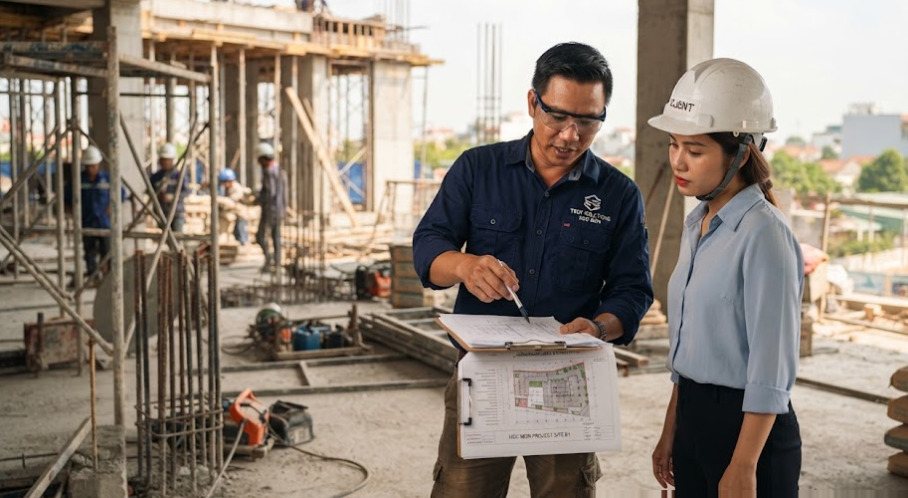 PHẦN 1: Dịch vụ vệ sinh Hóc Môn là gì và tại sao nhà xưởng, nhà mới xây tại đây cần giải pháp làm sạch chuyên sâu?