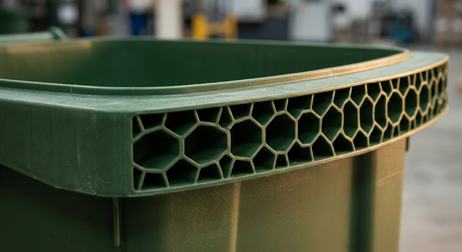 Phân biệt nhựa nguyên sinh HDPE và nhựa tái chế khi mua thùng rác công cộng như thế nào?