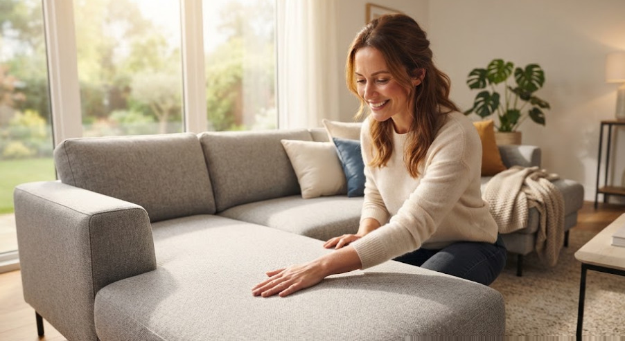 Phân tích các sai lầm phổ biến khi tự giặt ghế sofa tại nhà làm hỏng chất liệu và cốt gỗ