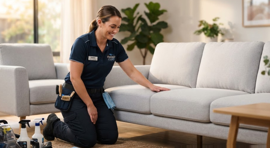 Quy trình giặt sofa chuẩn chuyên gia 5 bước tại Bình Thạnh diễn ra như thế nào?