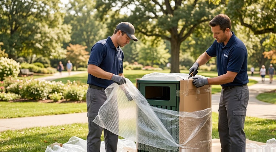 So sánh độ bền thời tiết giữa thùng rác composite, thép sơn tĩnh điện và nhựa HDPE