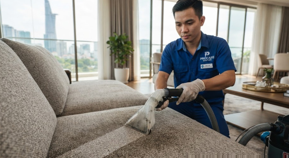 Tại sao ghế sofa tại các căn hộ chung cư Quận 2 thường xuyên ẩm mốc và tích tụ ổ vi khuẩn?
