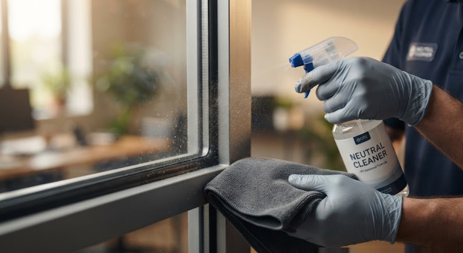 Tại sao kính mặt tiền tại Quận 1 nhanh bám bẩn và xuất hiện vết ố mốc?