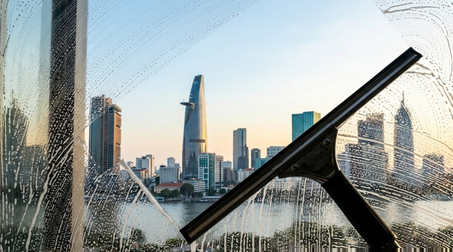 Tại sao thiết bị thi công đu dây lau kính phải làm từ nhựa nguyên sinh chịu lực va đập?
