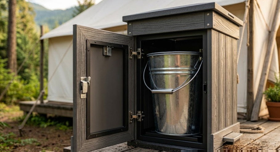 Thùng Rác Khu Cắm Trại Glamping Là Gì Và Vai Trò Với Cảnh Quan Dã Ngoại?