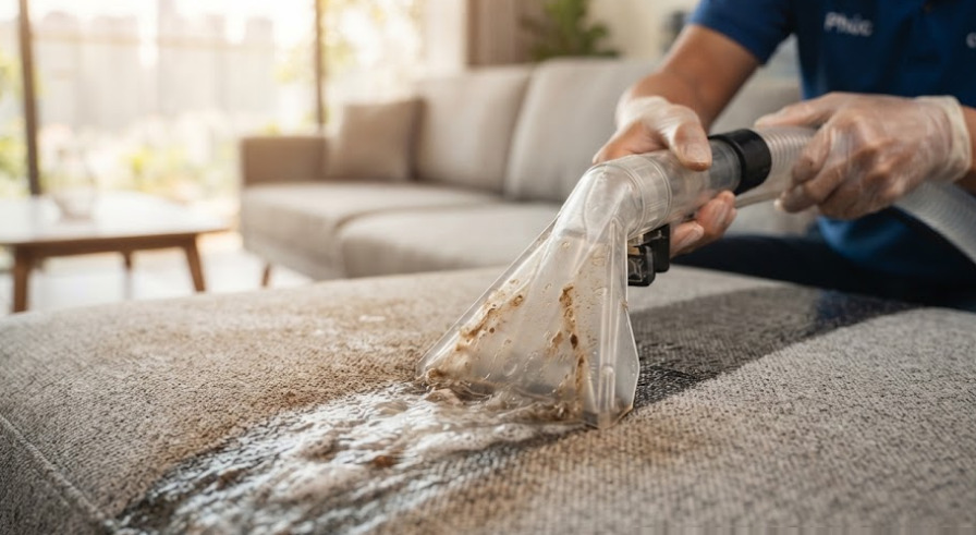 Bảng giá chi tiết dịch vụ giặt sofa vải tận nơi tại quận Phú Nhuận theo kích thước và chất liệu