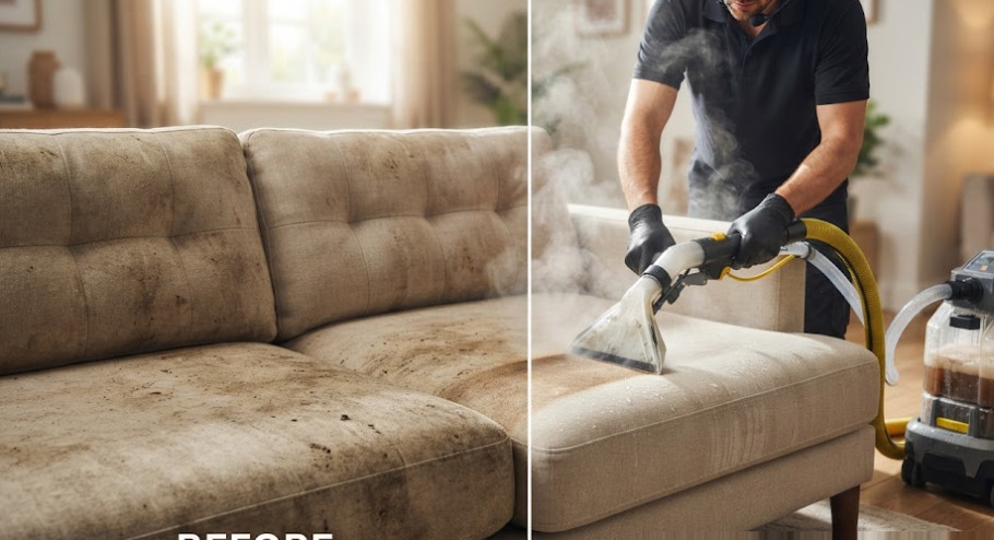 Bảng giá chi tiết dịch vụ vệ sinh sofa nỉ Quận 11 theo kích thước và chất liệu