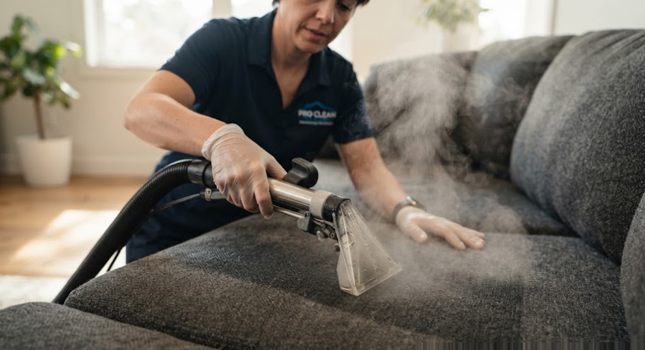 Bảng giá chi tiết dịch vụ vệ sinh sofa vải Quận 7 theo kích thước và chất liệu