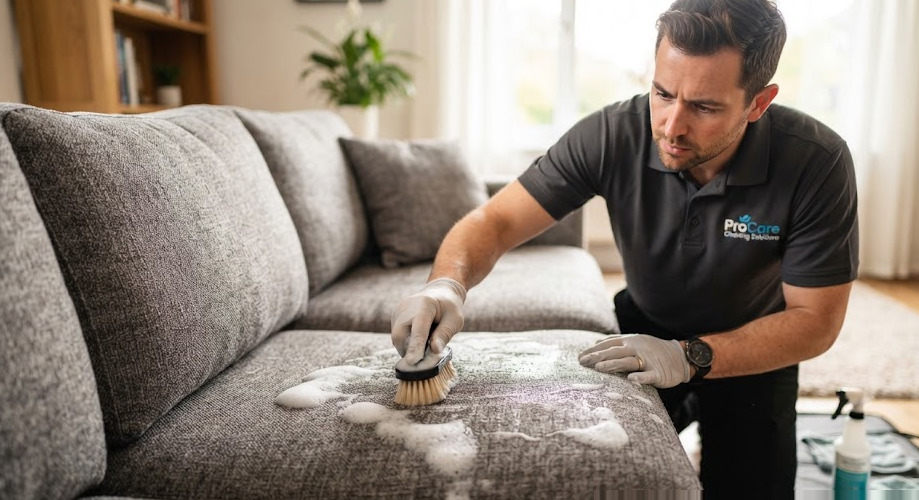 Bảng giá dịch vụ giặt sofa nỉ Quận 4 trọn gói và chi tiết theo kích thước
