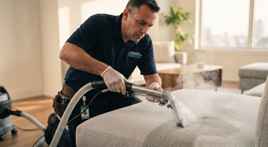 Cập nhật bảng giá dịch vụ vệ sinh sofa vải Củ Chi và các yếu tố cấu thành chi phí trọn gói