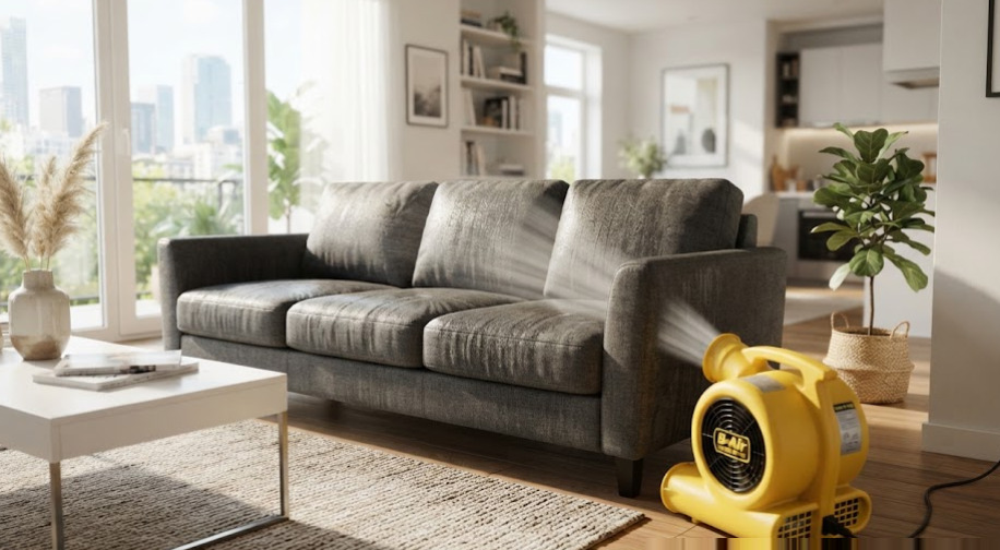 Những sai lầm tai hại khi tự giặt sofa vải tại nhà làm hỏng cấu trúc sợi và mục mút