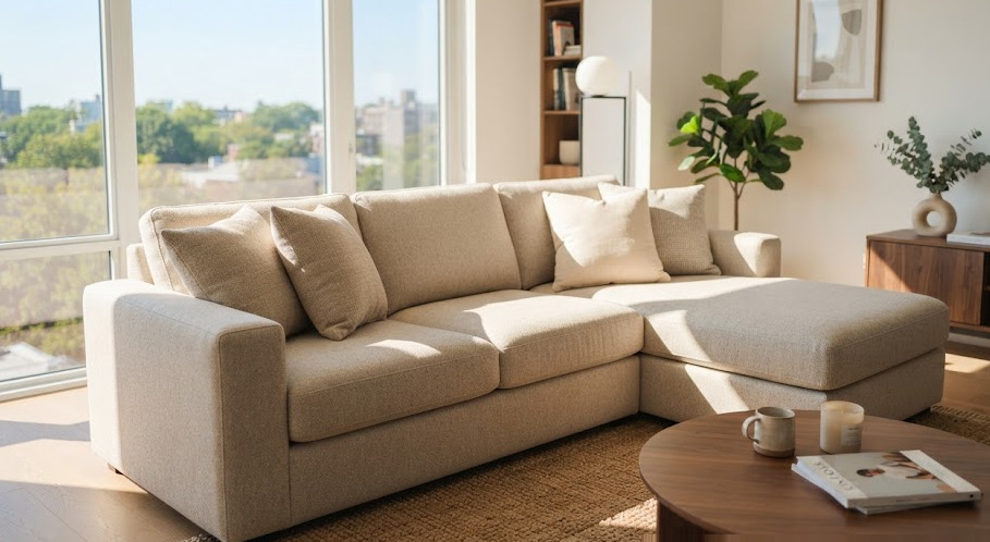 Quy trình 4 bước giặt sofa nỉ chuyên sâu tại nhà khách hàng ở Gò Vấp diễn ra thế nào?