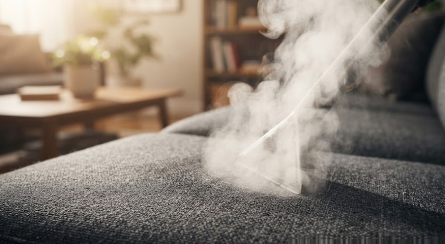 Quy trình 6 bước chuẩn chuyên gia trong dịch vụ giặt sofa nỉ tại nhà Bình Tân