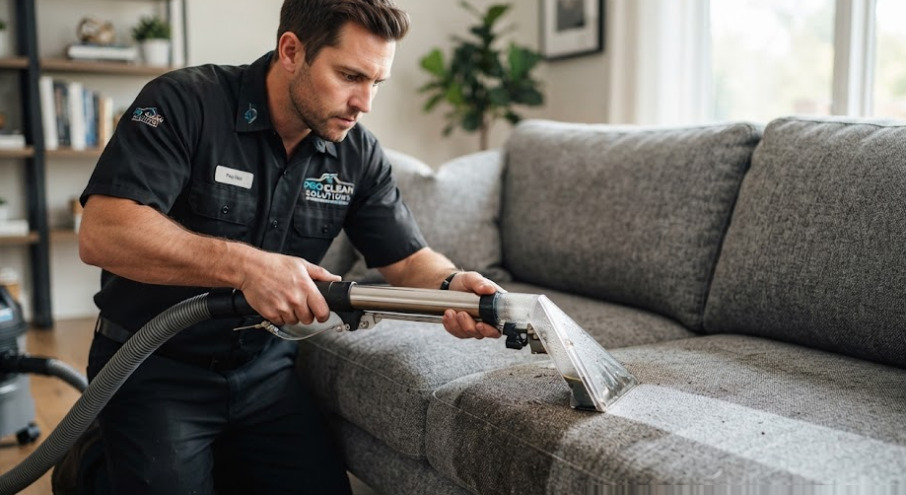 Quy trình 6 bước chuẩn kỹ thuật trong dịch vụ vệ sinh sofa vải Nhà Bè chuyên sâu